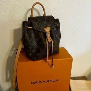 Louis Vuitton | Bags | Louis Vuitton Tan And Brown Backpack  display picture 3
